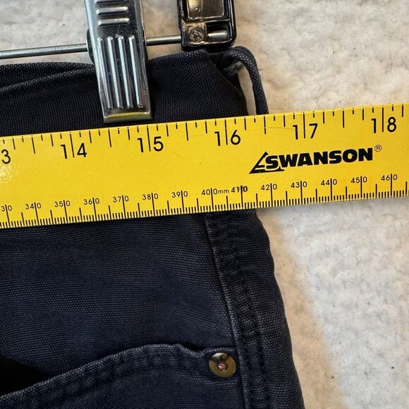 Banana Republic Denim Jeans Men's Size 31Wx30L Straight Fit Black Medium Wash - Picture 10 of 13